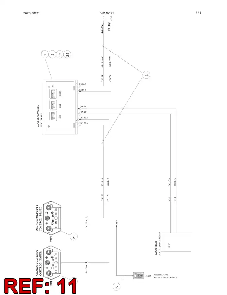 55018486 550 184 86 OPERATOR'S CONSOLE ASSEMBLY - Sandvik Technical Drawing