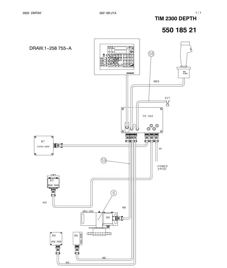 55018521A 550 185 21A ASSEMBLY KIT - Sandvik Technical Drawing