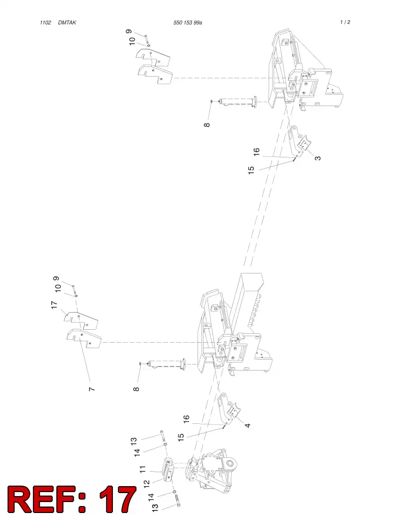 55018526 550 185 26 SPACER - Sandvik Technical Drawing
