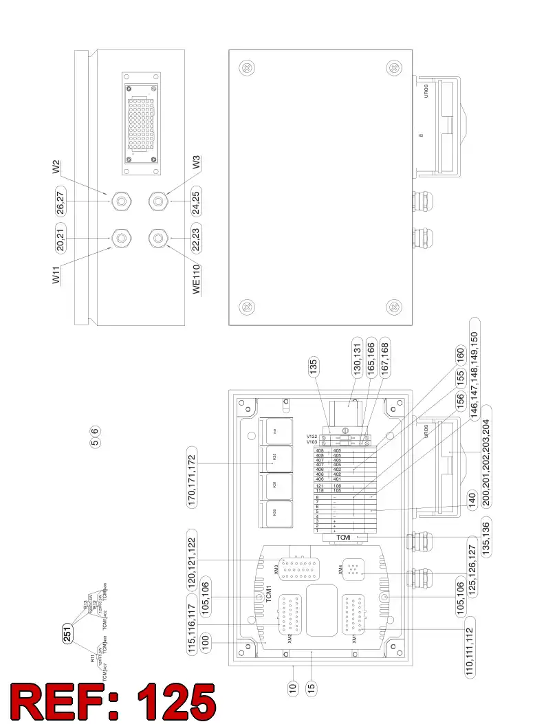 55018631 550 186 31 CONNECTOR PART - Sandvik Technical Drawing