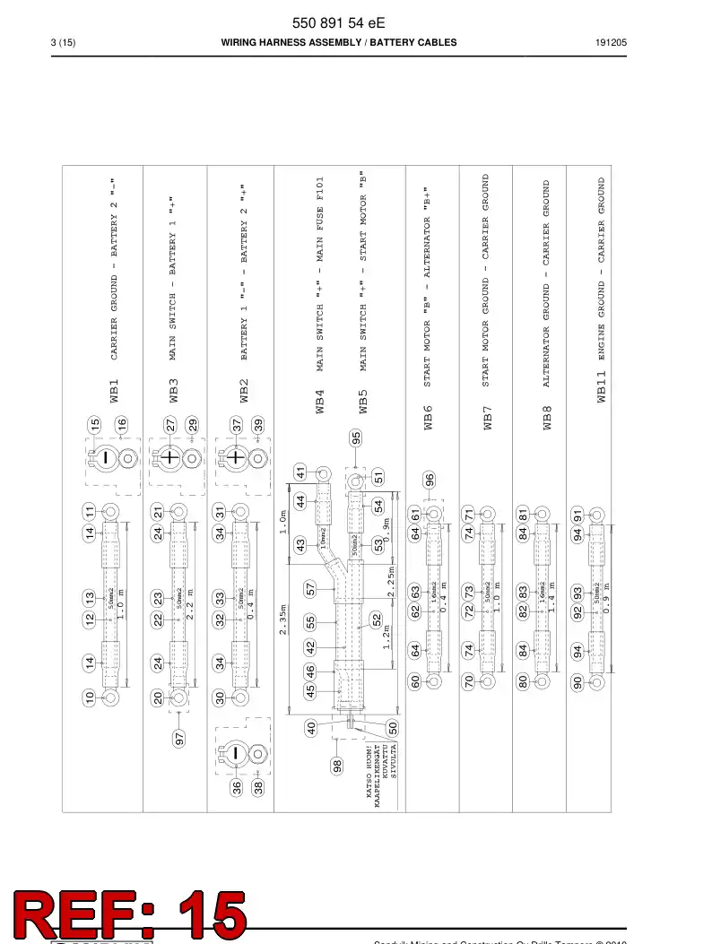 55018714a 550 187 14a Connector part - Sandvik Technical Drawing