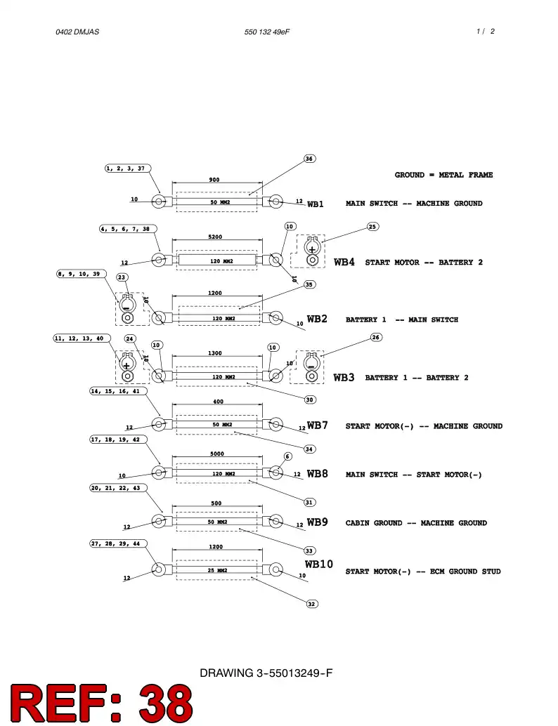 55018730 550 187 30 Shrinking conduit - Sandvik Technical Drawing