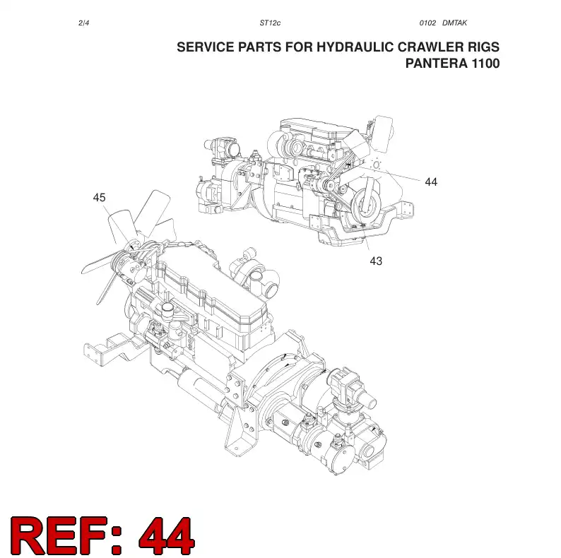 55018753 550 187 53 V-BELT SET - Sandvik Technical Drawing