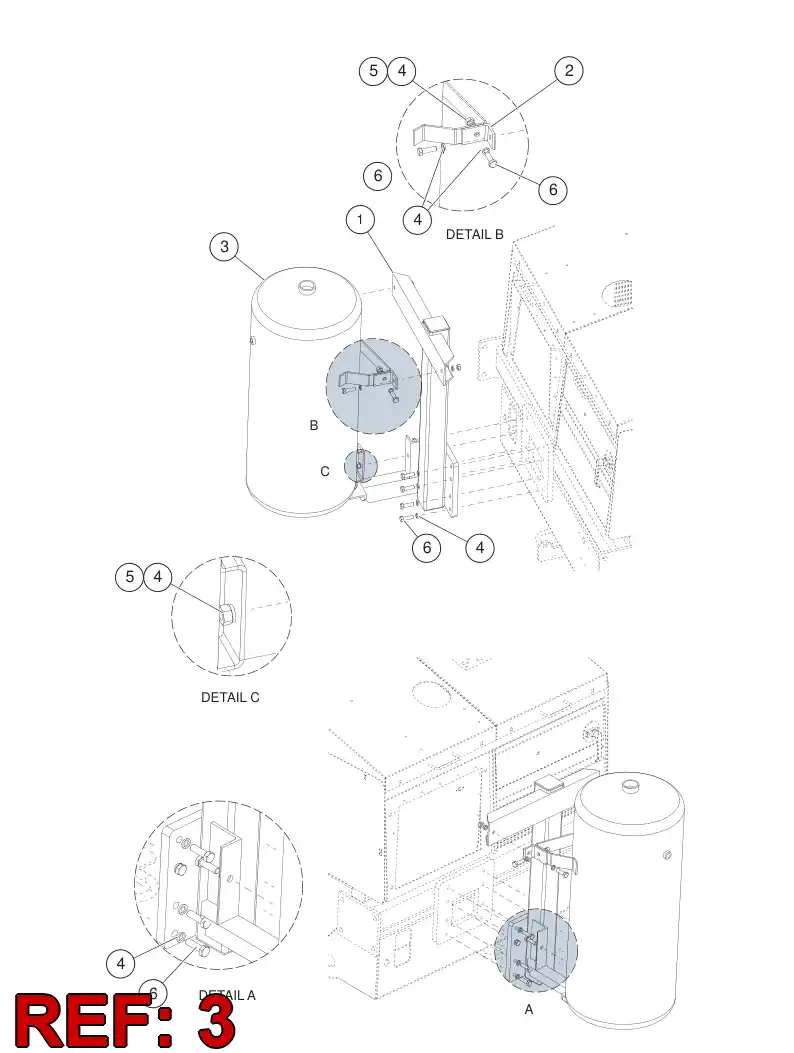 55018801 550 188 01 PRESSURE VESSEL - Sandvik Technical Drawing