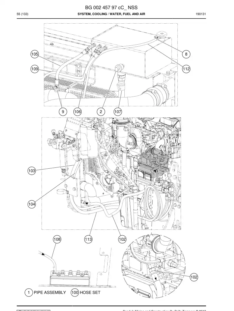 55018882b 550 188 82b Sensor - Sandvik Technical Drawing