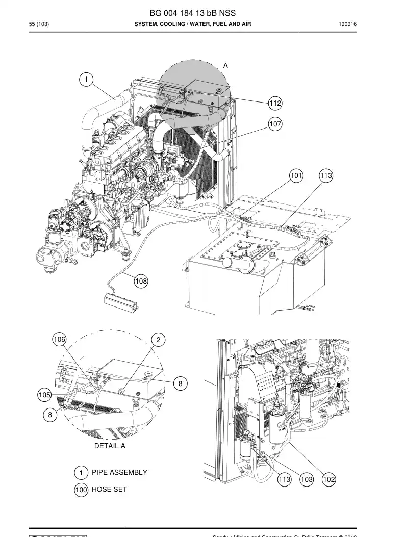 55018882c 550 188 82c Sensor - Sandvik Technical Drawing