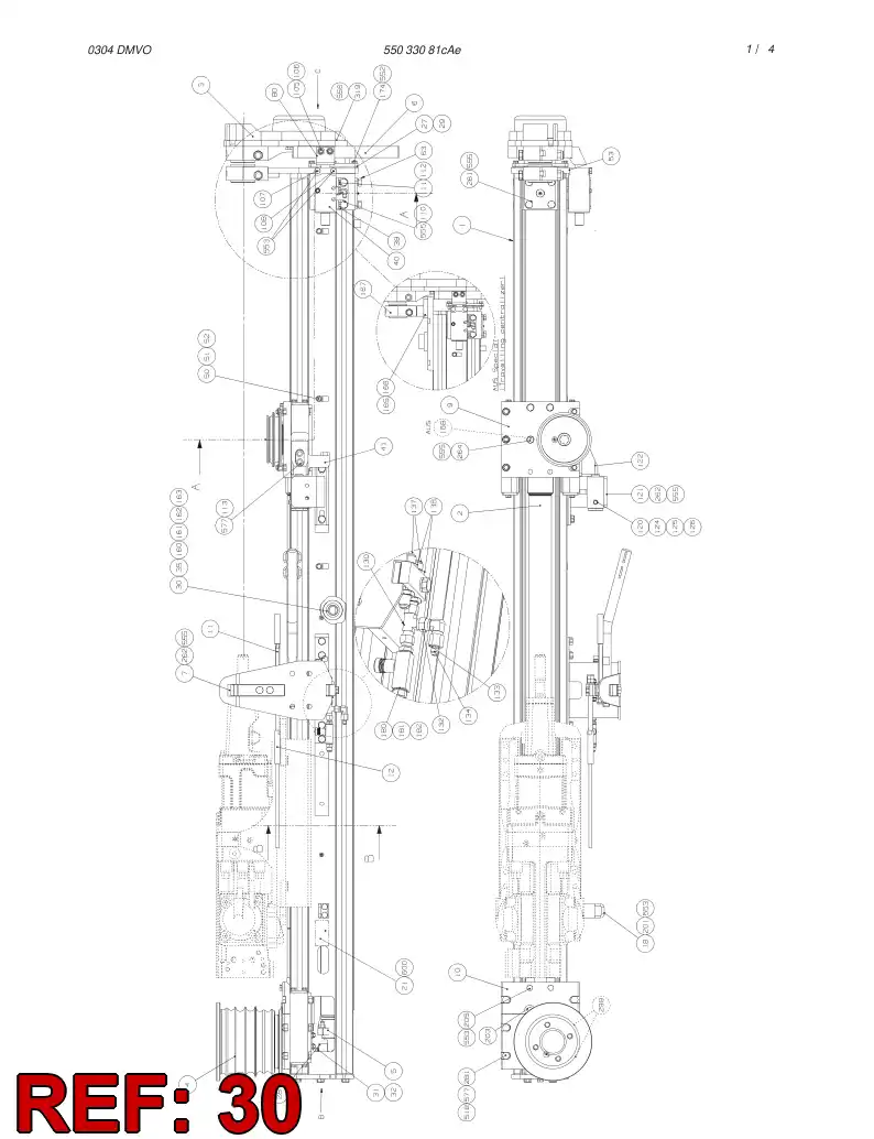 55018960 550 189 60 PIN - Sandvik Technical Drawing