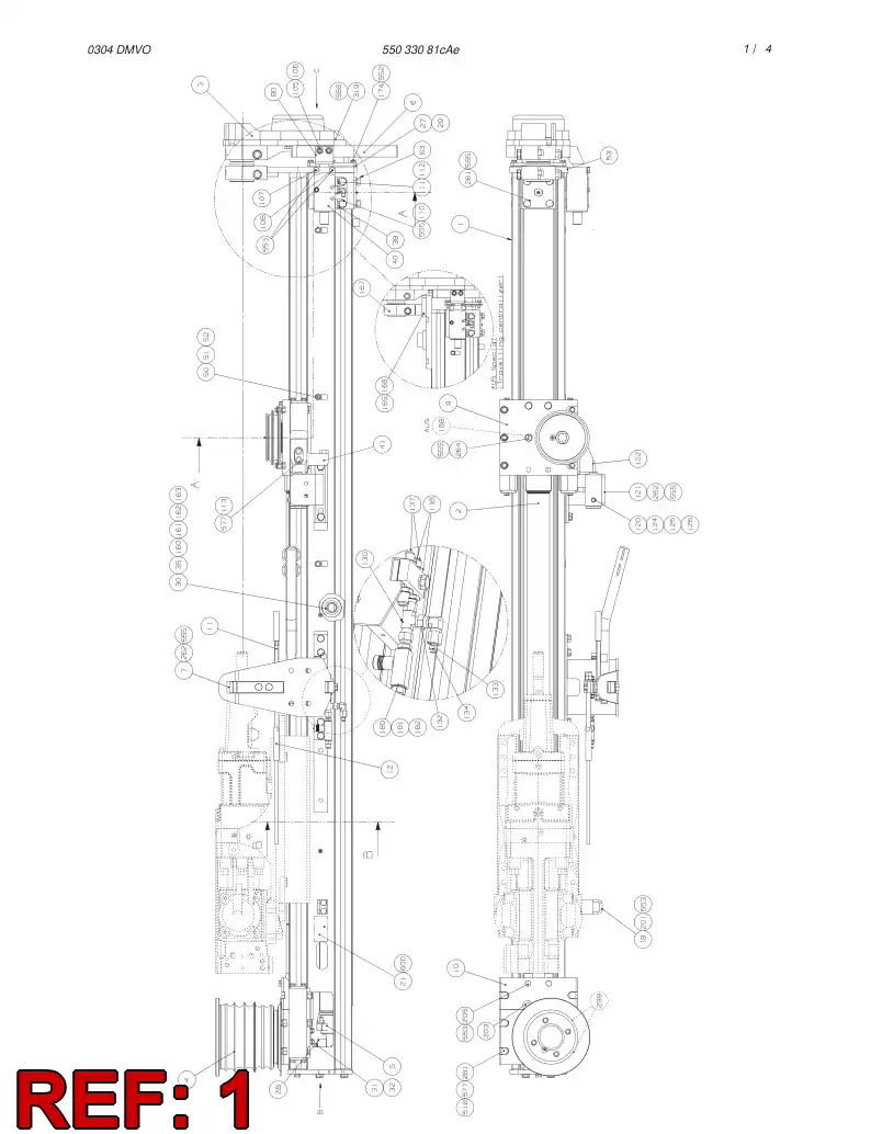 55018971 550 189 71 OUTER PIPE - Sandvik Technical Drawing