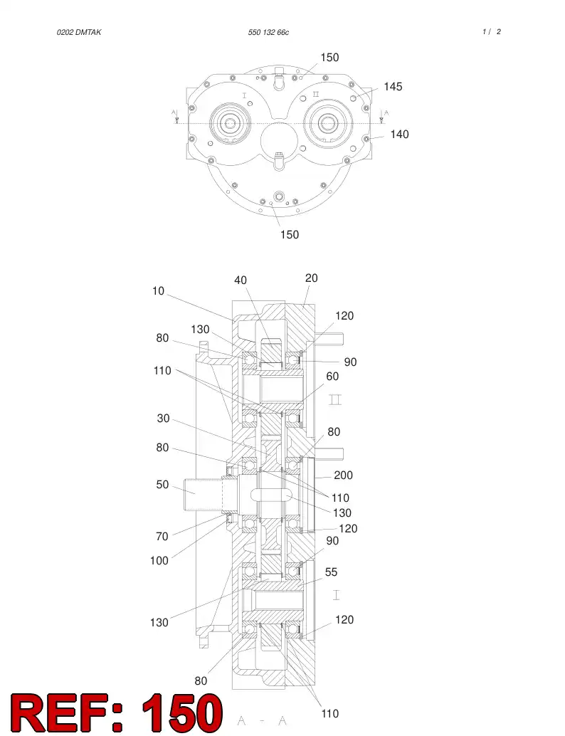 55019113 550 191 13 Pin, Parallel - Sandvik Technical Drawing