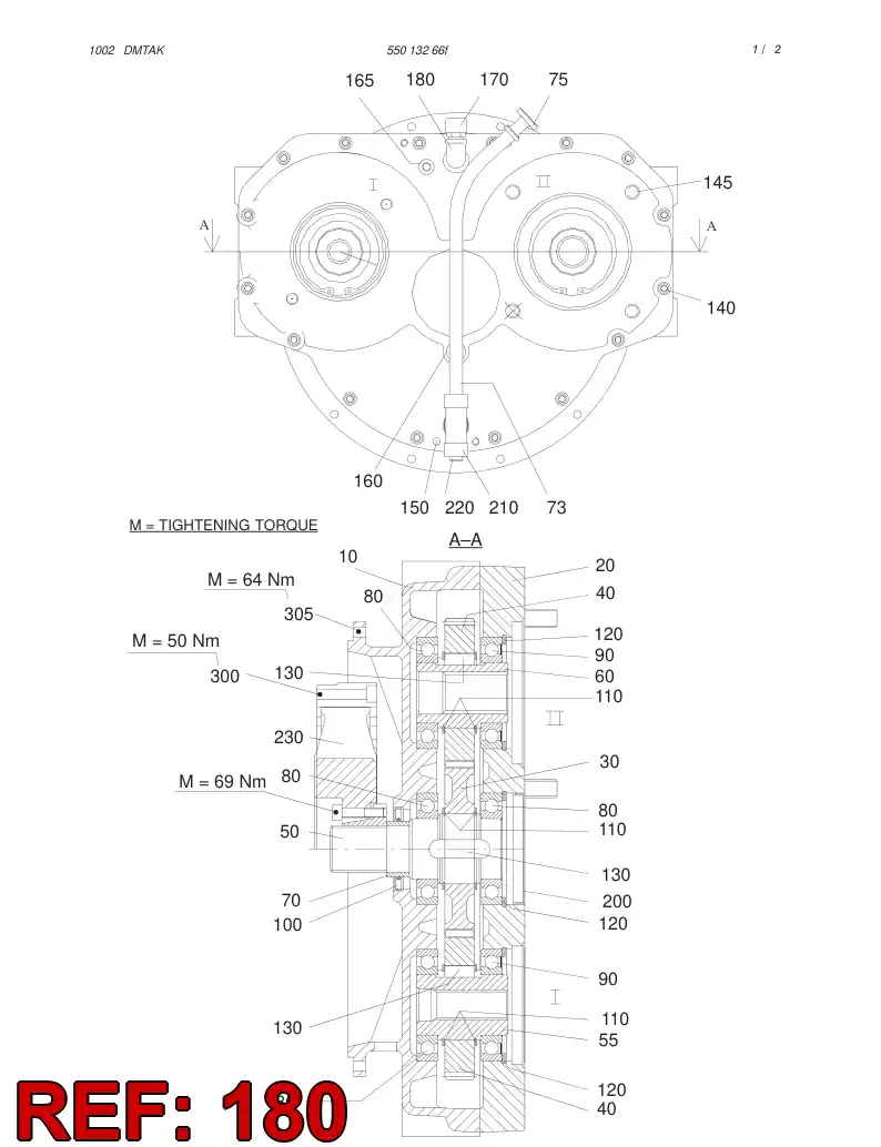 55019191 550 191 91 Adapter, Elbow - Sandvik Technical Drawing