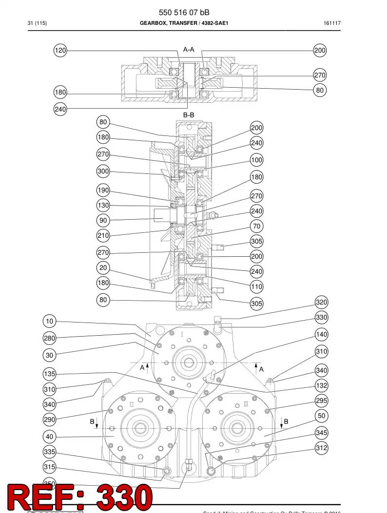 55019191a 550 191 91a Adapter, Elbow - Sandvik Technical Drawing