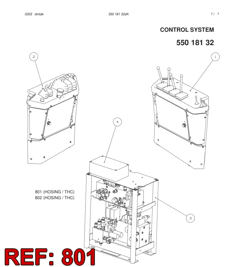 55019357 550 193 57 HOSING - Sandvik Technical Drawing