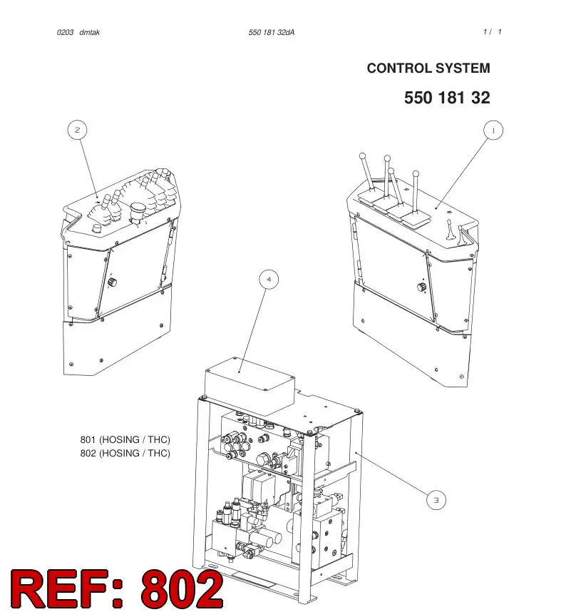 55019358 550 193 58 HOSING - Sandvik Technical Drawing