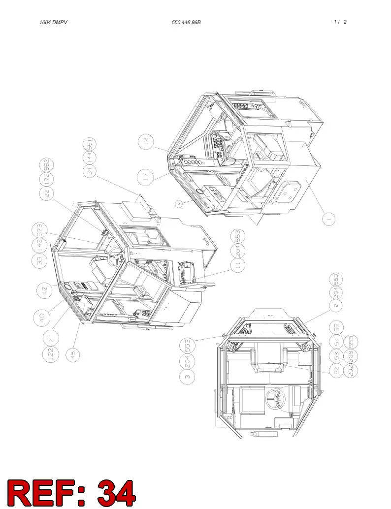 55019383 550 193 83 BRACKET - Sandvik Technical Drawing