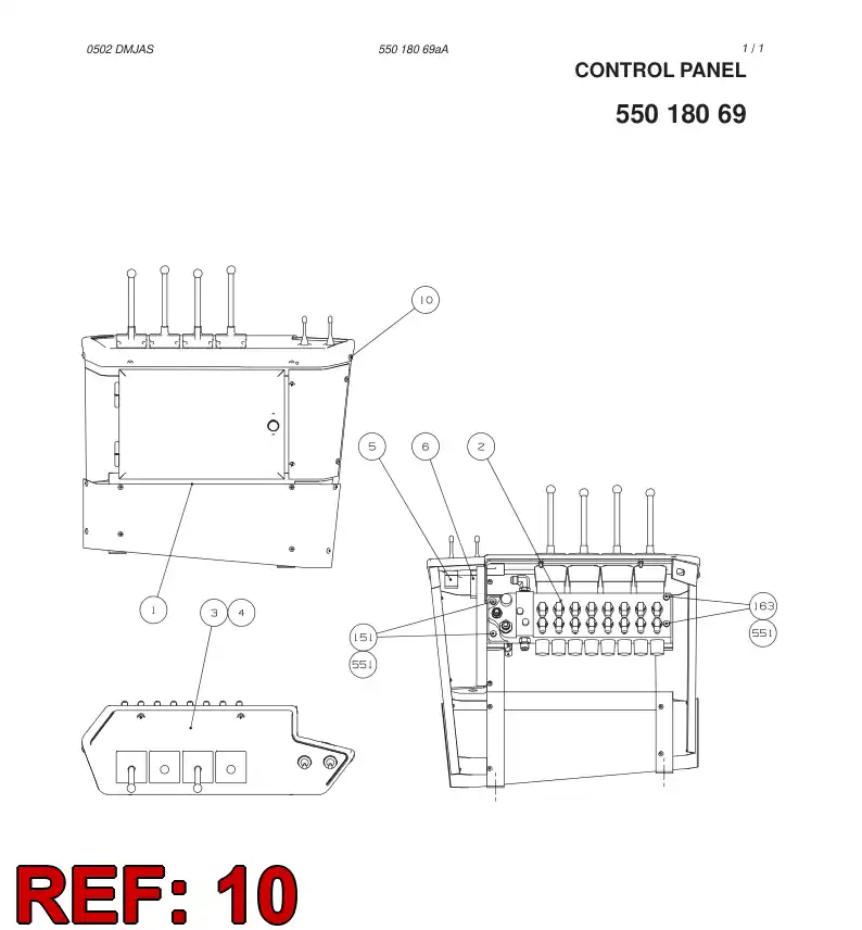 55019428 550 194 28 CROSS-RECESSED PAN HEAD SCREW - Sandvik Technical Drawing