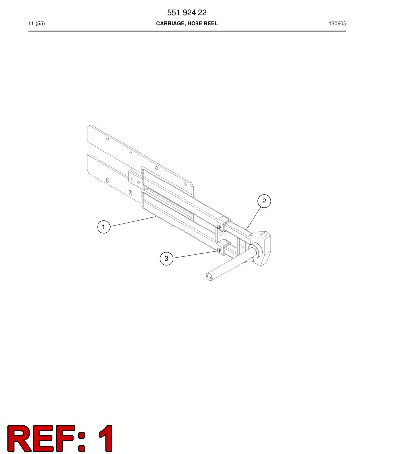 55019718a 550 197 18a Frame - Sandvik Technical Drawing