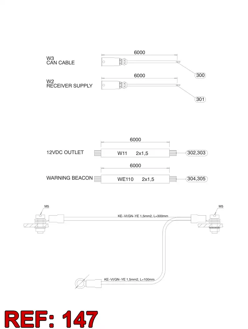 55019722 550 197 22 TERMINAL STRIP ACCESSORY - Sandvik Technical Drawing