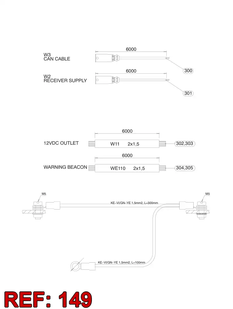 55019725 550 197 25 TERMINAL STRIP ACCESSORY - Sandvik Technical Drawing
