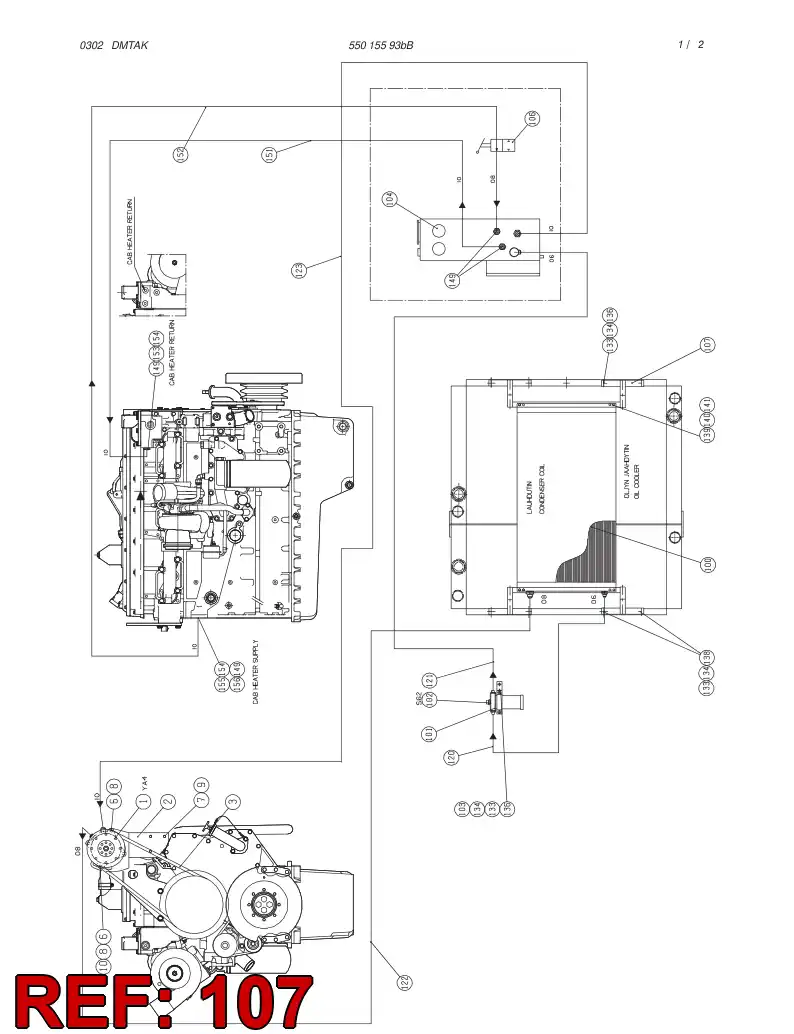 55019813 550 198 13 ASSEMBLY - Sandvik Technical Drawing