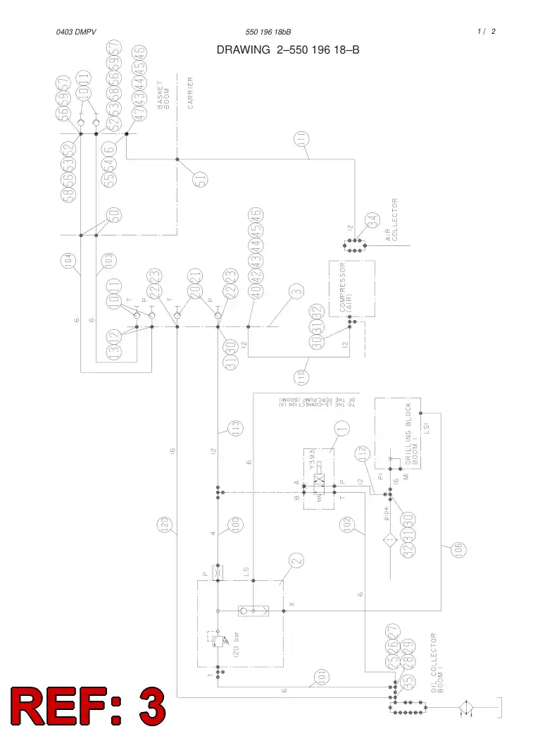 55019888 550 198 88 MOUNTING - Sandvik Technical Drawing