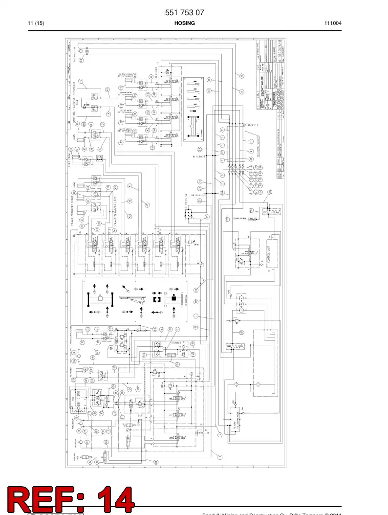 55019904 550 199 04 Air hose - Sandvik Technical Drawing