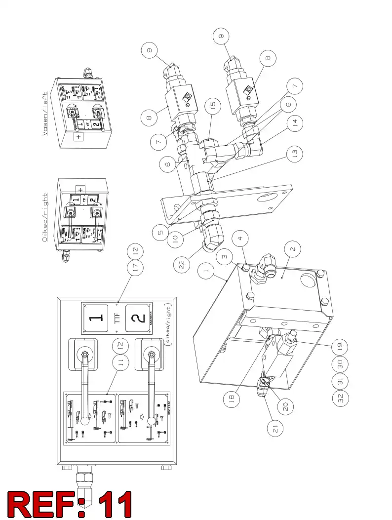 55019932 550 199 32 Label, Instruction - Sandvik Technical Drawing