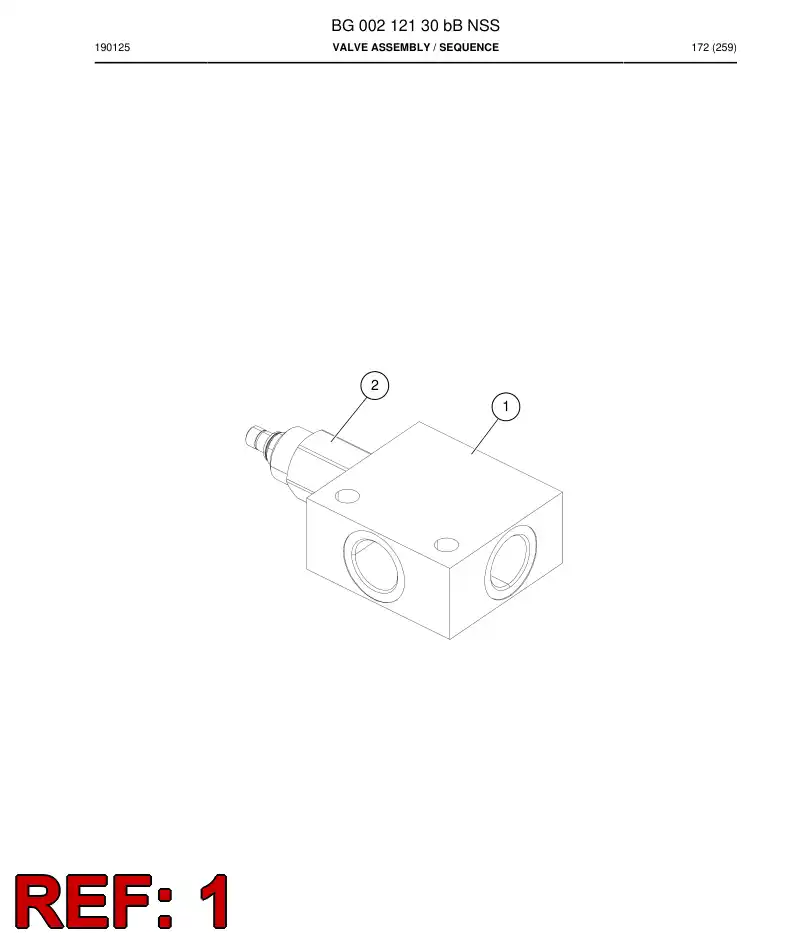 55019958 550 199 58 Body, Valve - Sandvik Technical Drawing