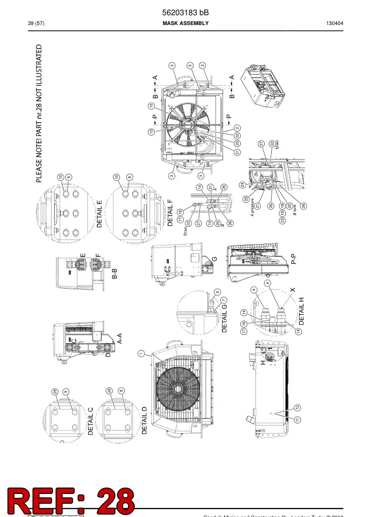 55020045 550 200 45 Protective hose - Sandvik Technical Drawing