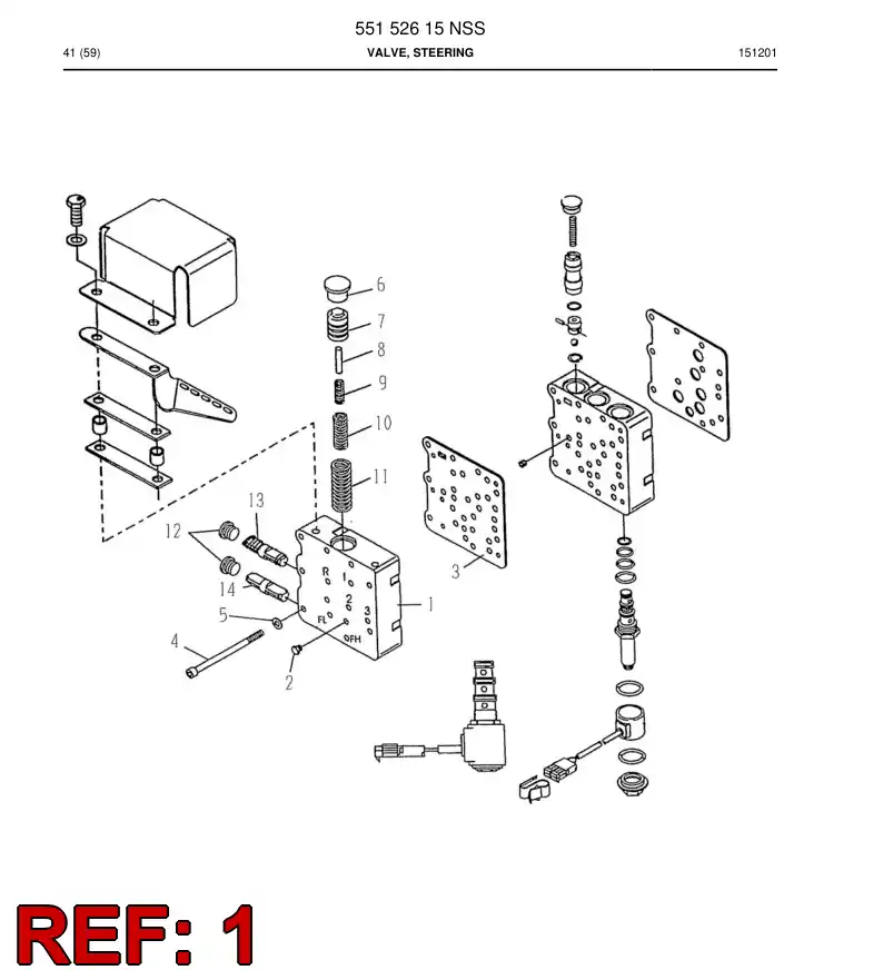 55020165 550 201 65 Housing - Sandvik Technical Drawing