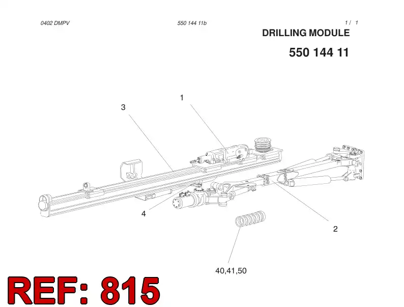 55020280 550 202 80 WATER CIRCUIT HOSES - Sandvik Technical Drawing