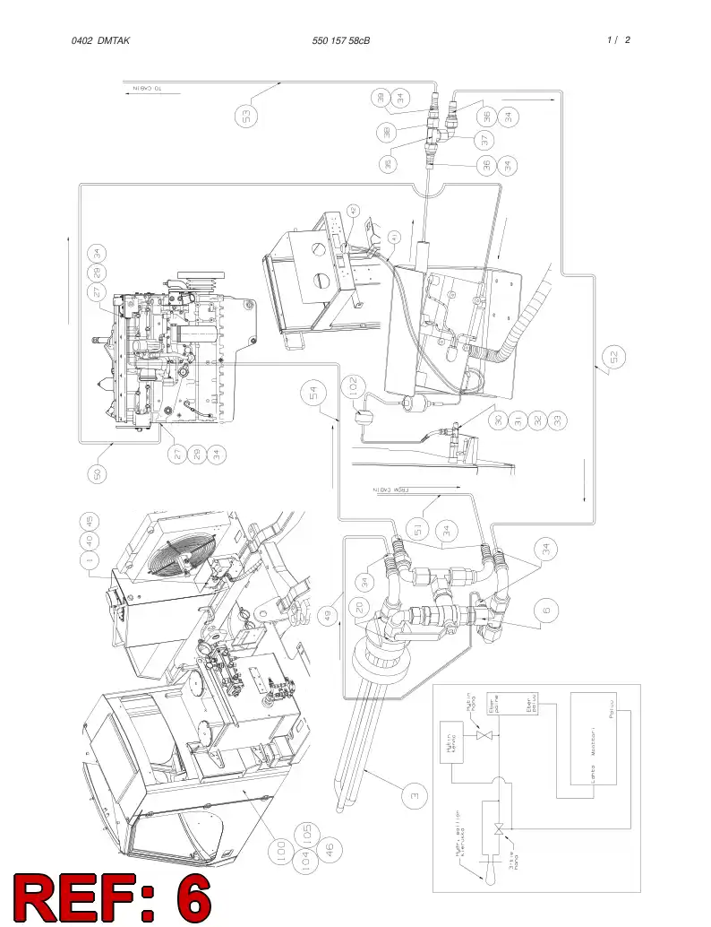 55020325 550 203 25 ADAPTER ASSEMBLY - Sandvik Technical Drawing