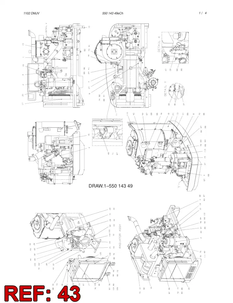 55020453 550 204 53 Clamp, Hose - Sandvik Technical Drawing