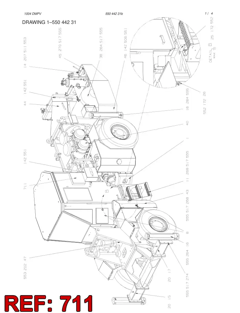 55020460 550 204 60 WATER CELL KIT - Sandvik Technical Drawing