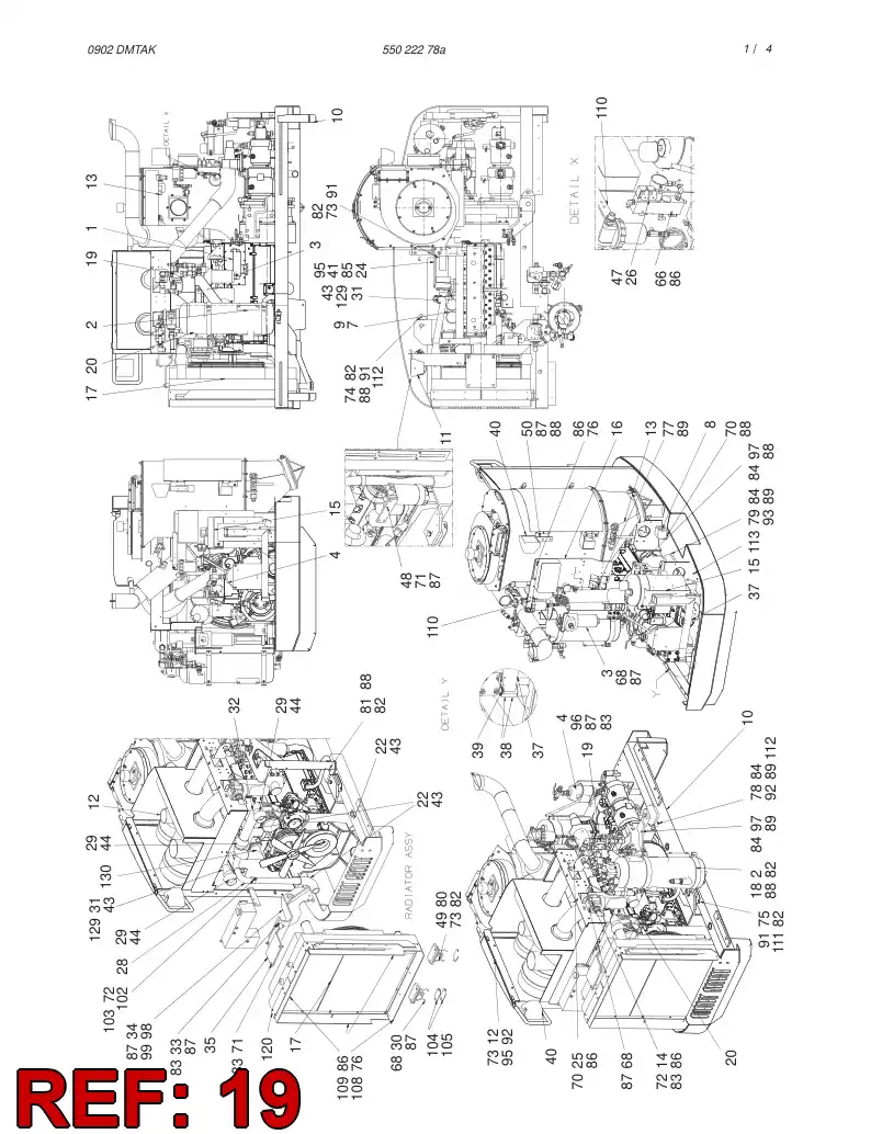 55020549 550 205 49 ASSEMBLY - Sandvik Technical Drawing