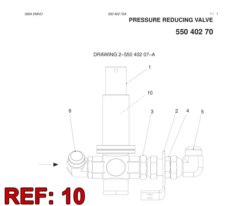 55020558 550 205 58 SPRING - Sandvik Technical Drawing