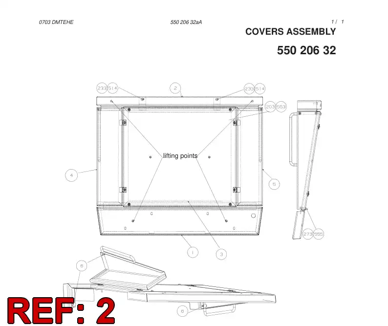55020628 550 206 28 PROFILE - Sandvik Technical Drawing