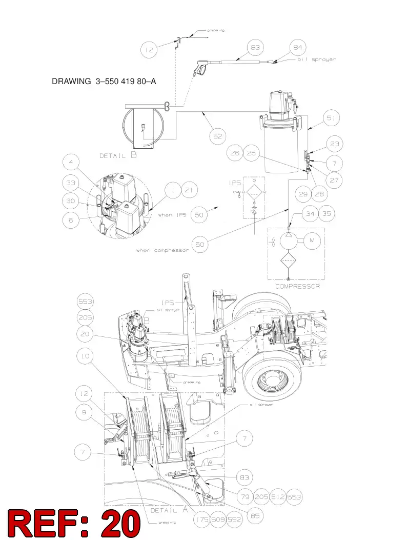 55020631 550 206 31 BRACKET - Sandvik Technical Drawing