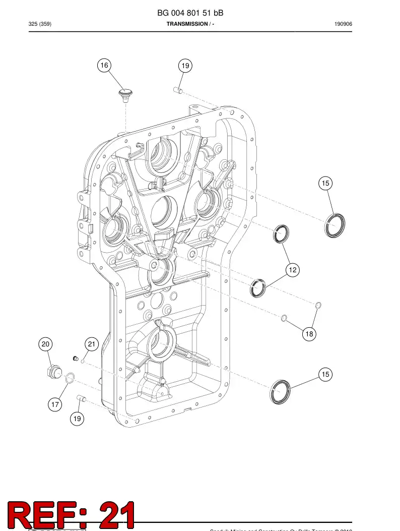 55020662 550 206 62 O-Ring - Sandvik Technical Drawing
