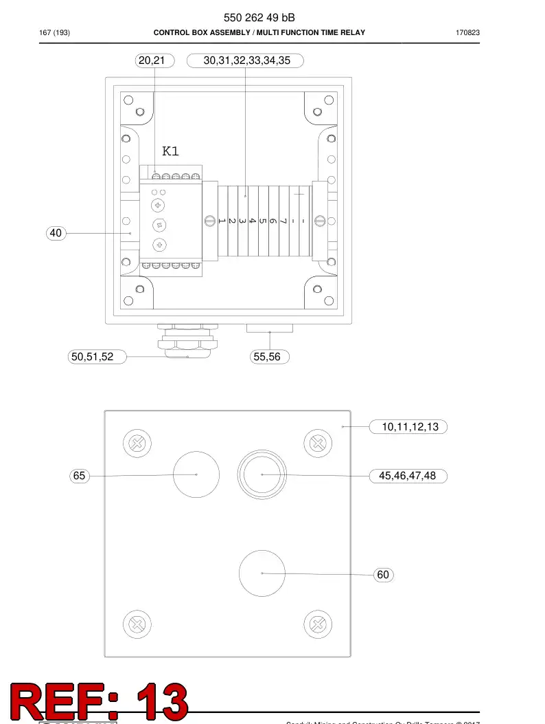 55020718c 550 207 18c Drawing, Dimensioned - Sandvik Technical Drawing
