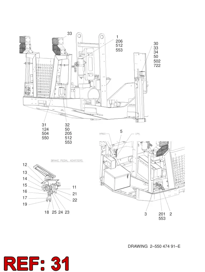 550 207 45 Cable Assembly - drawing