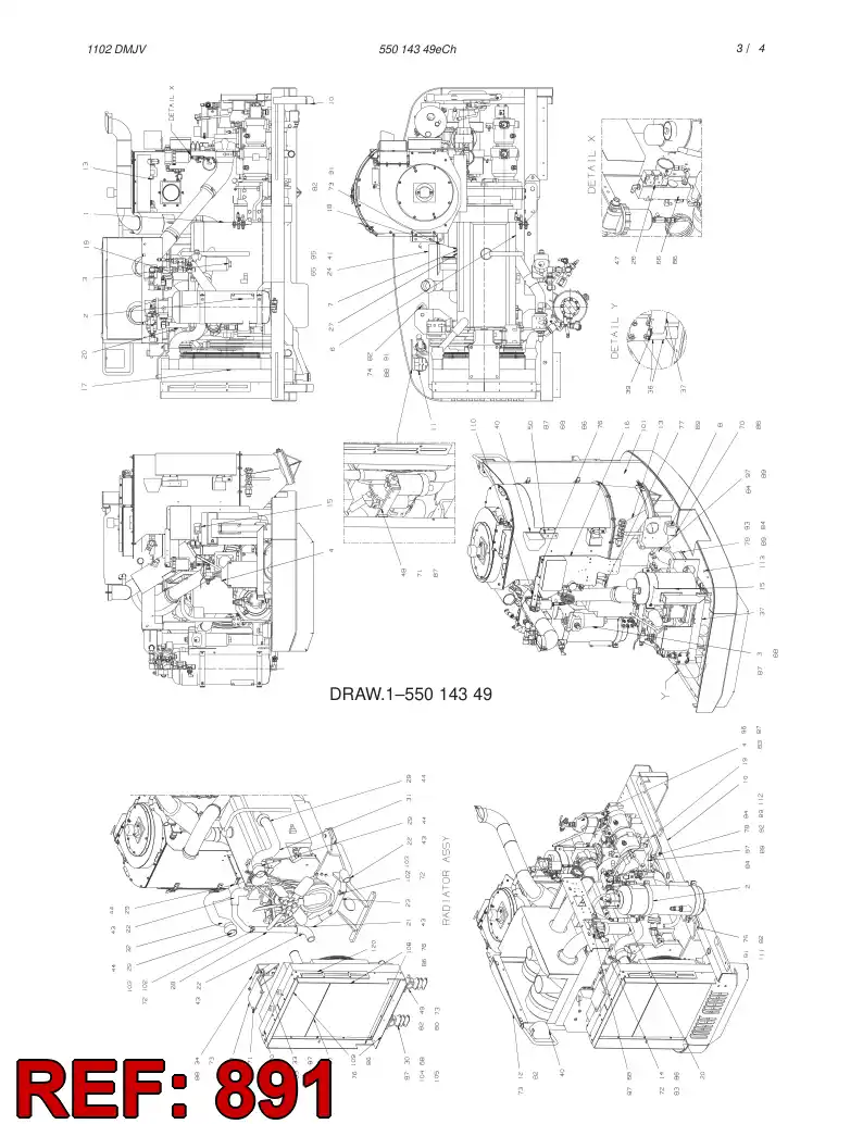 55020857 550 208 57 HYDRAULIC DIAGRAM (SCOUT) - Sandvik Technical Drawing