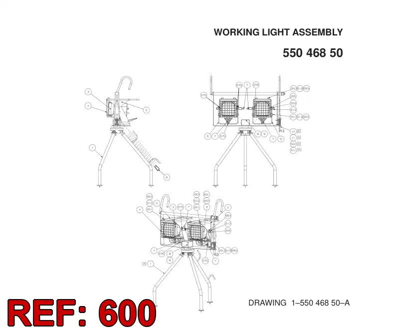55020889 550 208 89 LAMP ACCESSORY COVER LENS - Sandvik Technical Drawing
