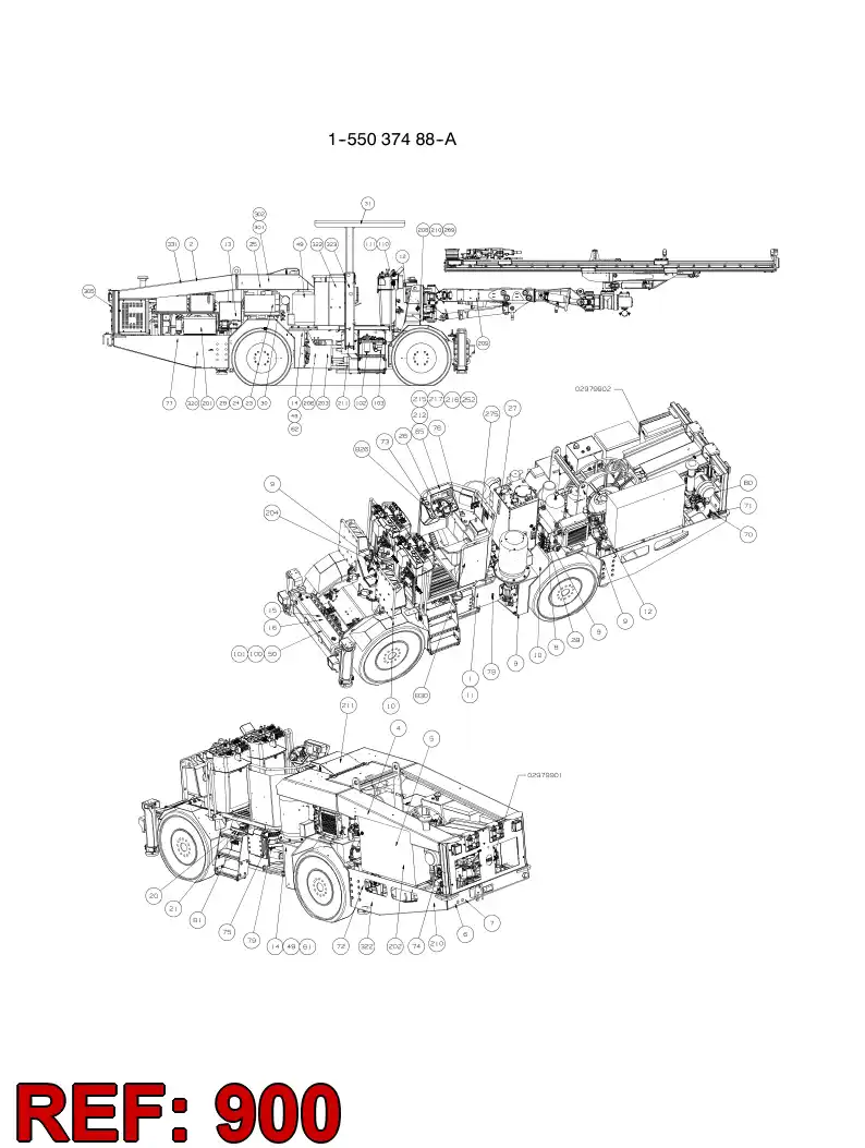 55021079 550 210 79 PAINT - Sandvik Technical Drawing