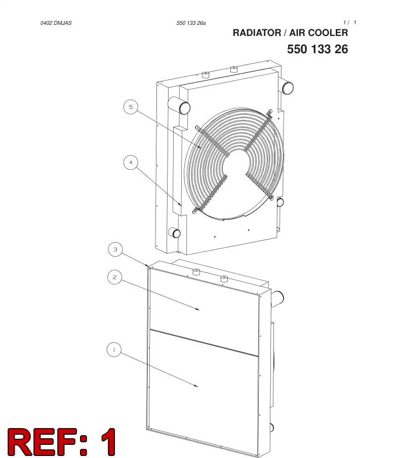 55021222 550 212 22 CELL - Sandvik Technical Drawing