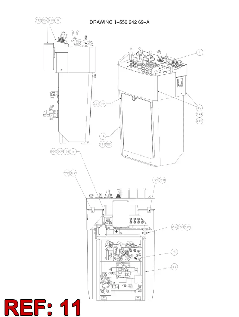 55021235 550 212 35 BODY - Sandvik Technical Drawing