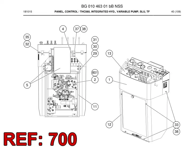 55021235d 550 212 35d Frame - Sandvik Technical Drawing