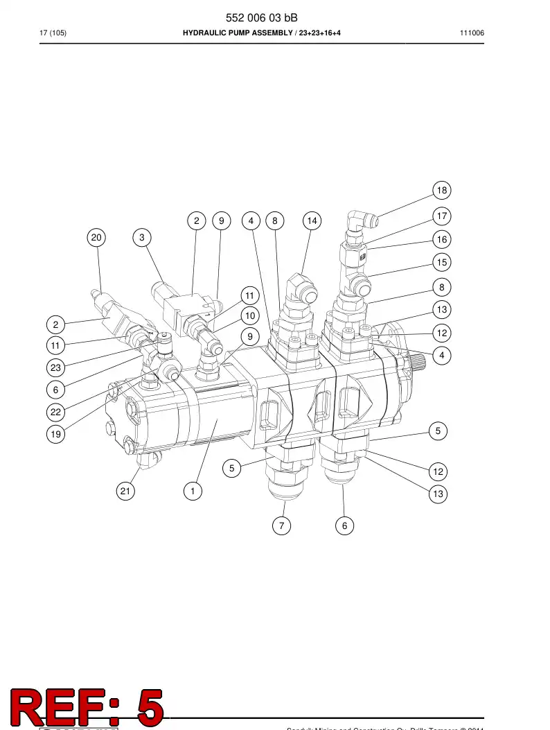 550 212 50 O-ring - drawing