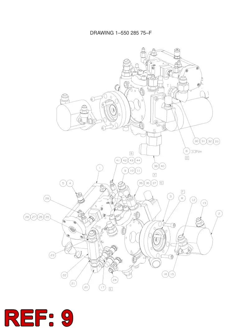 55021253 550 212 53 O-RING - Sandvik Technical Drawing