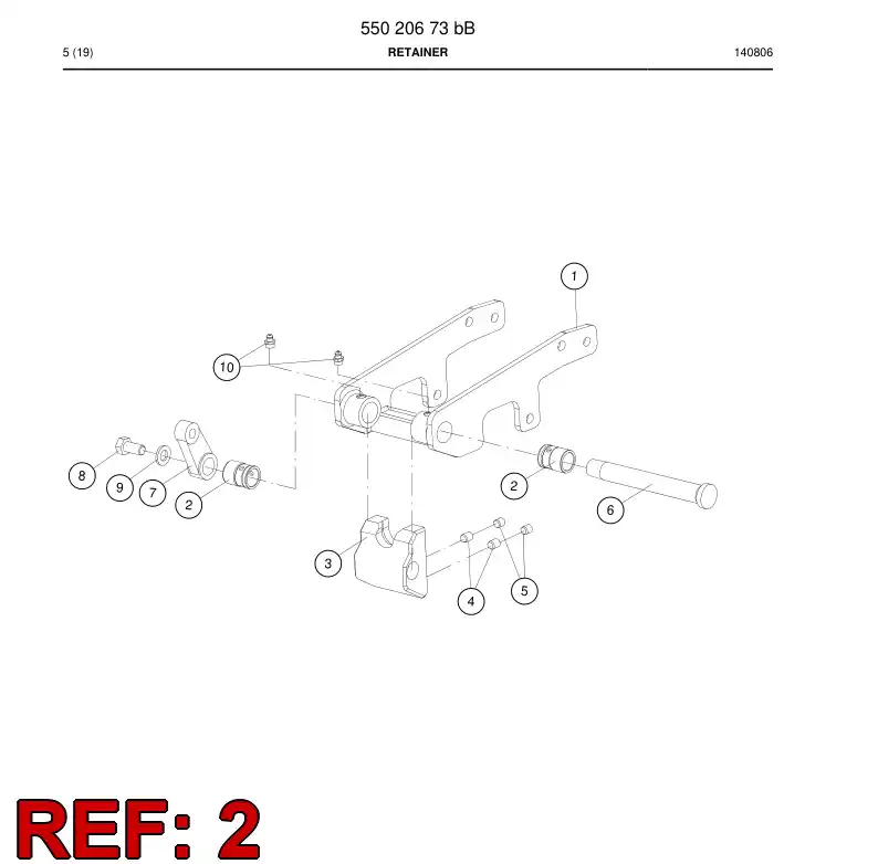 55021274a 550 212 74a Bushing - Sandvik Technical Drawing