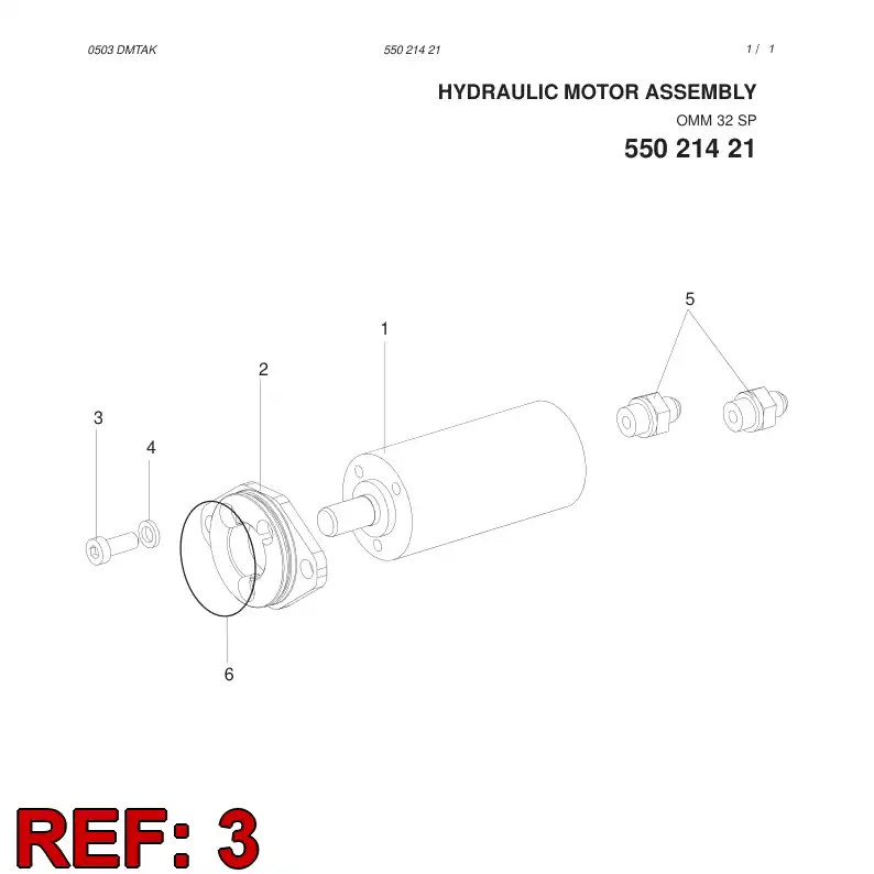 55021403 550 214 03 HEXAGON SOCKET HEAD SCREW - Sandvik Technical Drawing